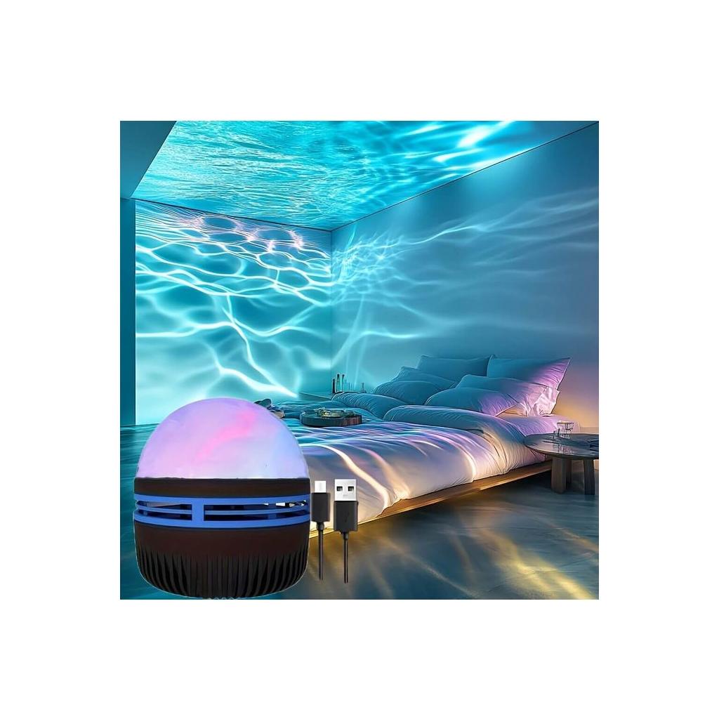 Auroros šviesos projektorius spalvos pagal muzika