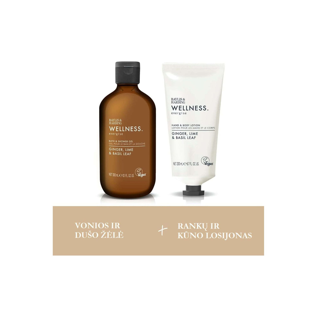 Baylis & Harding Energise kūno priežiūros rinkinys